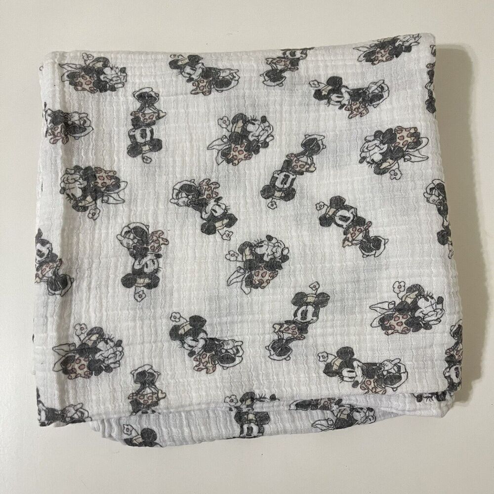 Swaddle Designs Disney Minnie Mouse Baby Swaddle Blanket Lovey Muslin Cotton